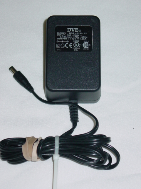 NEW DVE DSA-0151-12 AC Adapter 12V 1.25A 1250mA DSA015112 - Click Image to Close